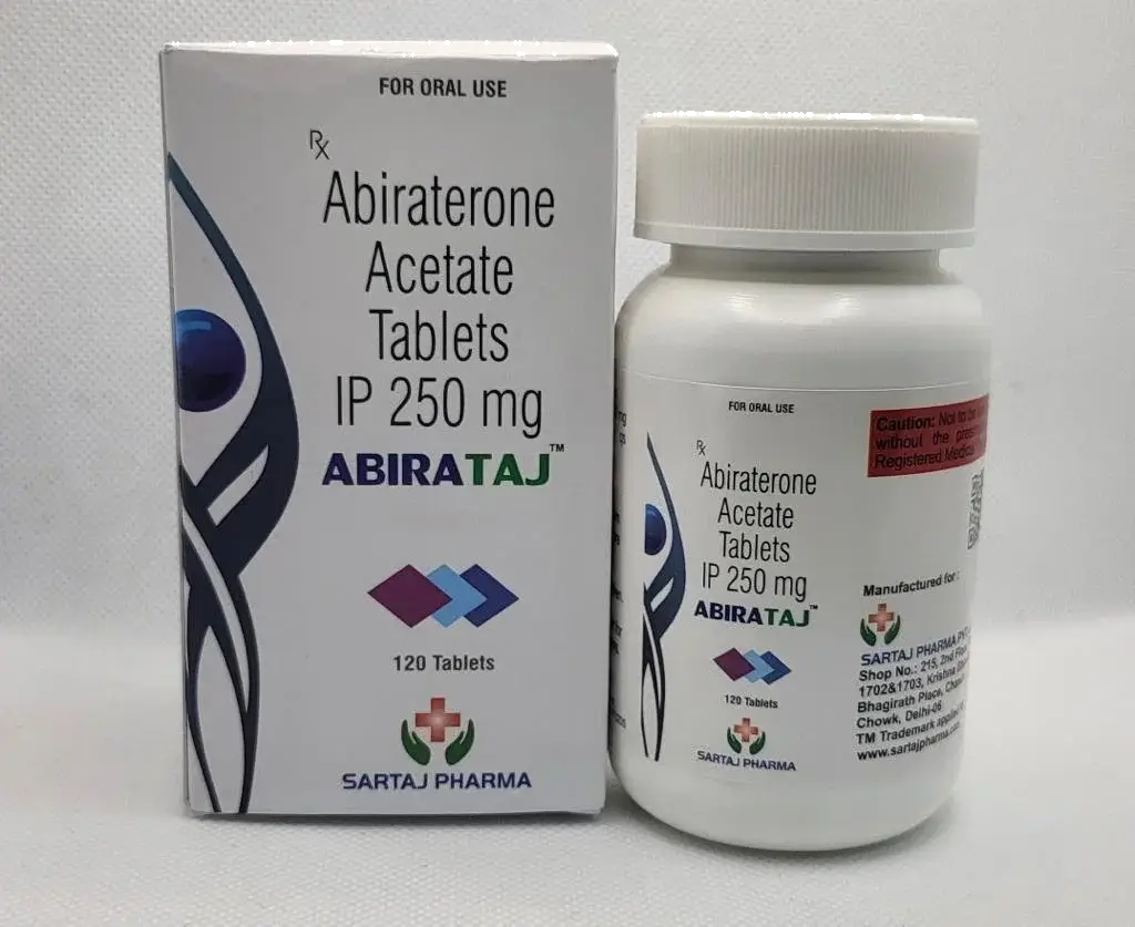 Abiraterone Acetate 250mg Tablet (Abirataj) imported prostate cancer medicine available in Pakistan