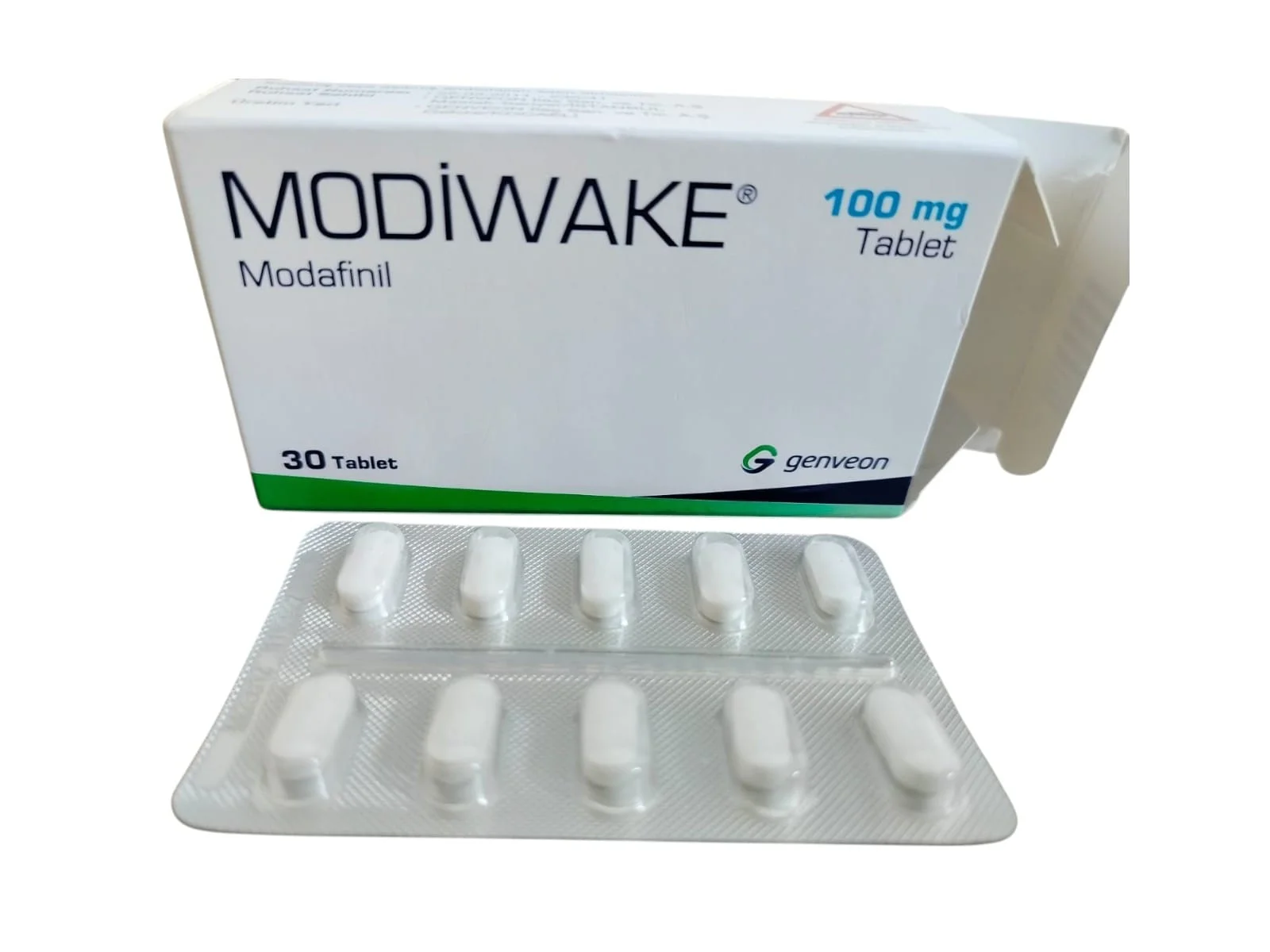 MODIWAKE 100mg Tablet (Modafinil) imported wakefulness medicine available in Pakistan