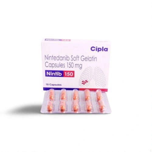 Nintib 150mg Capsule (Nintedanib) imported antifibrotic medicine available in Pakistan