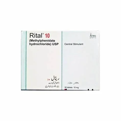 Rital Tablet 10mg (Methylphenidate) prescription medicine for ADHD and narcolepsy available in Pakistan