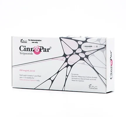 Cinnopar 250mcg/ml Injection Teriparatide for Osteoporosis Treatment in Pakistan