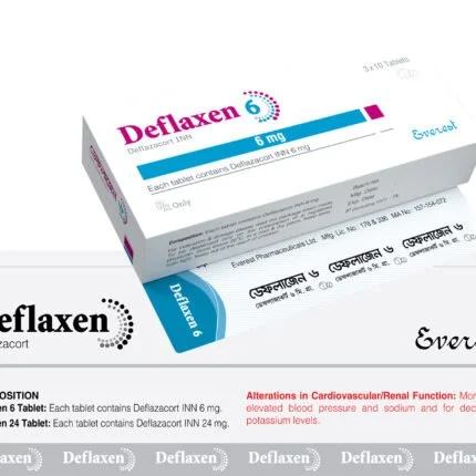Deflaxen 6mg Tablet (Deflazacort) strip by Everest Pharmaceuticals