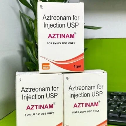 Aztinam Injection 1gm (Aztreonam) containing aztreonam