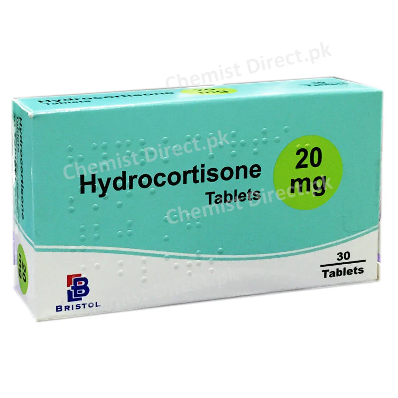 Hydrocortisone 20mg Tablet (Imported) price and availability in Pakistan – Impo Medic